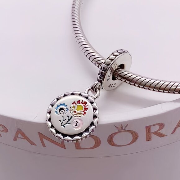 PANDORA Zawieszka I love Poland Dangle Charm|S925 Sterling Silver Jewelry - Picture 1 of 3